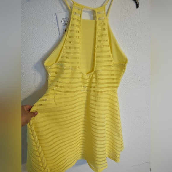 Yellow mini dress - Picture 2 of 3